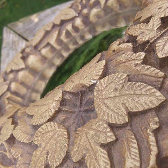 Vintage gargoyles studio fine reproductions new york chalkware CONVEX mirror - Picture 6 of 16